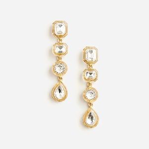 J.crew Geometric acetate drop earrings